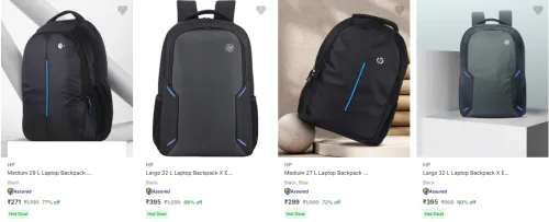 Image of Hp Laptop Bags starting @ ₹271