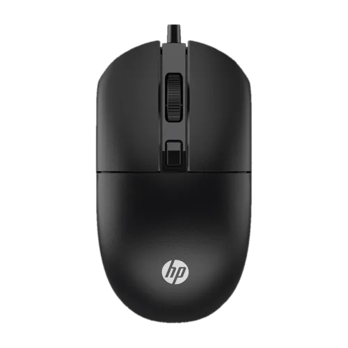 Image of HP M080 Wired Ambidextrous Mechanical Mouse (USB 2.0, Black)