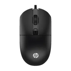 HP M080 Wired Ambidextrous Mechanical Mouse (USB 2.0, Black)