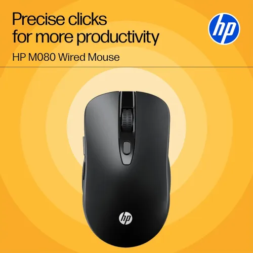 Image of HP M080 Wired Mouse (AB3C5AA)