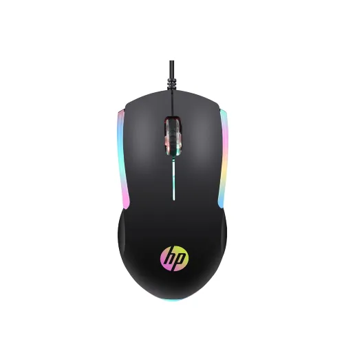 Image of HP M160 USB Wired Gaming Optical Mouse with LED Backlight, 1000 DP