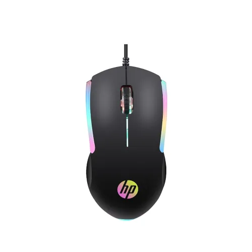 Image of HP M160 USB Wired Gaming Optical Mouse with LED Backlight, 1000 DPI, 3 Buttons and Press Life Up to 3 Million Clicks, 1 