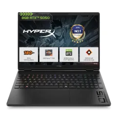 HP HyperX OMEN 15, AMD Ryzen 7 260, 8GB-RTX 5050, 24GB DDR5 (Upgradeable), 1TB SSD, 180Hz, 2.5K, 500 nits, 3ms resp time