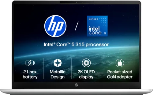 Image of HP Omnibook 3 Next Gen AI PC, 2K OLED Intel Core 5 Series 3 315