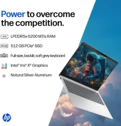 HP Pavilion Plus Metal Body Intel Core i5 13th Gen 1335U - (16 GB/512 GB SSD/Windows 11 Home) 14-EW0107TU Thin and Light