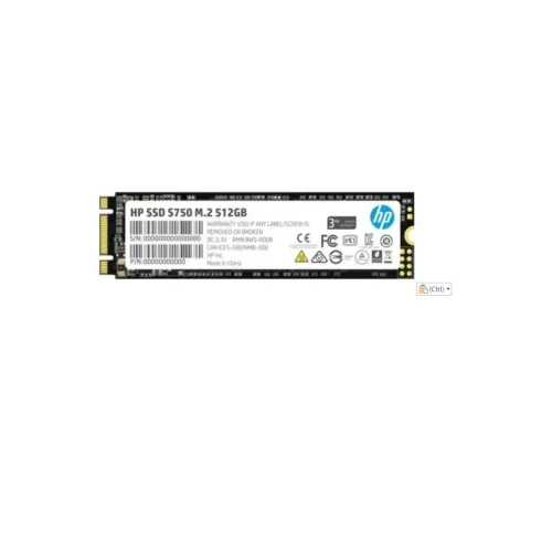 Image of HP S750 512GB M.2 SATA III Internal SSD – Black 