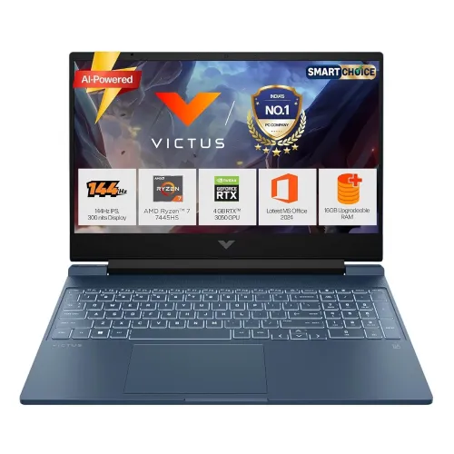 Image of HP Smartchoice Victus, AMD Ryzen 7 7445HS, 6GB RTX 3050