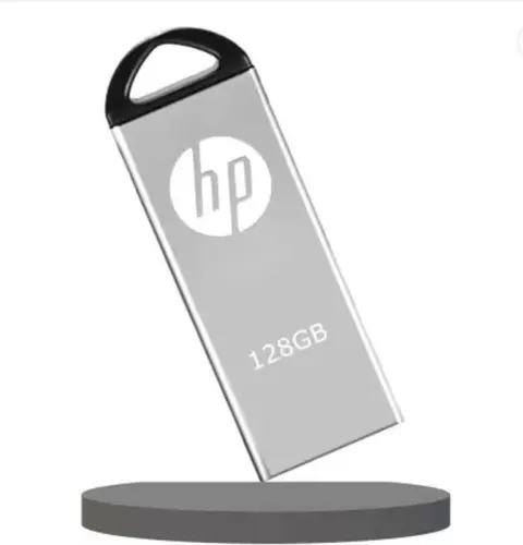 Image of HP v220 rvp 128 GB Pen Drive Compatible with Tablet, Desktop Computer, Audio Player, Laptop