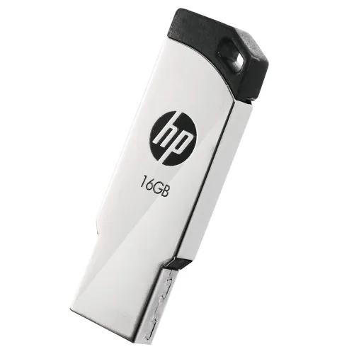 Image of HP v236w 16GB USB 2.0 Pen Drive, Metal Silver
