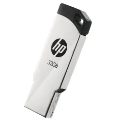 HP v236w 32GB USB 2.0 Pen Drive, Metal Silver