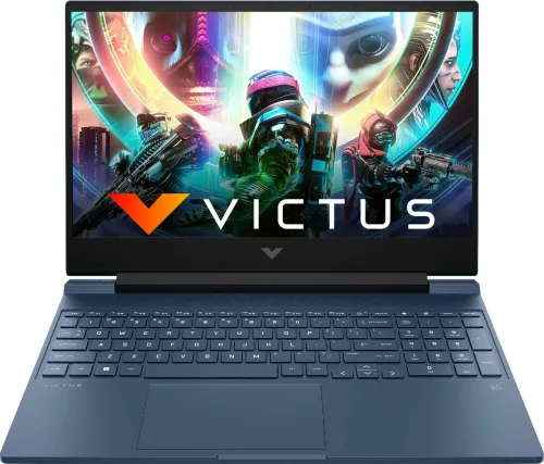 Image of HP Victus 15 AMD Ryzen 5 Hexa Core 5600H, 15-fb0106AX / 15-fb0112AX Gaming Laptop  (15.3 Inch, Dark Blue, 2.37 kg, With 