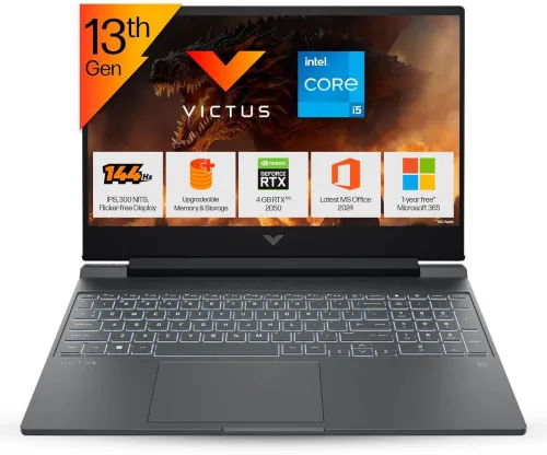 Image of HP Victus i5 13th Gen RTX 2050 15.6inch Gaming Laptop (16GB / 512GB / 144Hz)