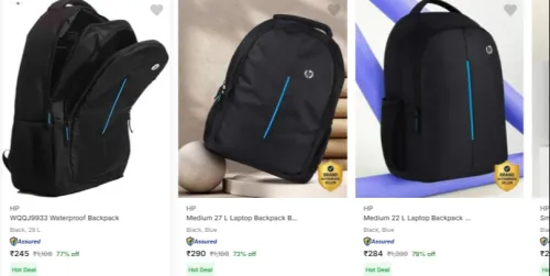Image of HP WQQJ9933 Waterproof Backpack Starting Price ₹245