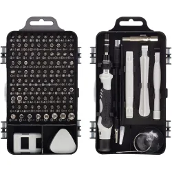 HPMAISON 115 in 1 Precision Screwdriver Set, Magnetic Mini Screwdriver Set DIY Hand Work Repair Tools Kit for iPhone, Laptop, PC, Watch, Glasses and Other Electronics, Small Screwdriver Kit....