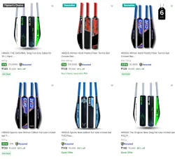 UP TO 91% Discount | Hrsgs Cricket Bat @ Starting ₹129