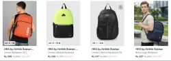 Hrx Backpacks at minimum 79% Discount