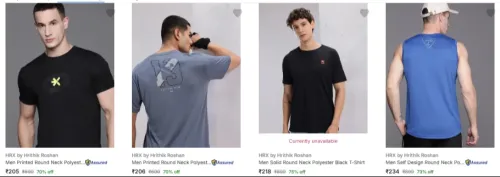 Image of HRX by Hrithik Roshan Men's up to 75% Discount 