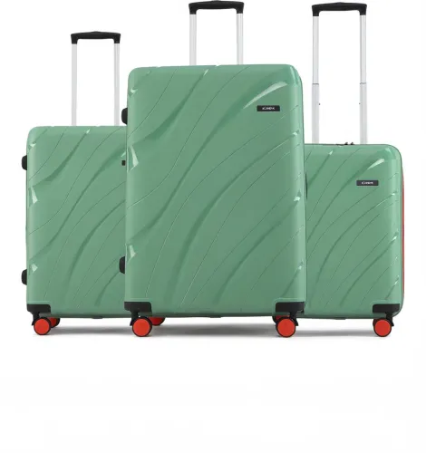 Image of HRX by Hrithik Roshan  Hard Body Set of 3 Luggage