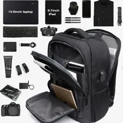 HRX by Hrithik Roshan Large 40 L Laptop Backpack Pro Unisex Travel (Black)