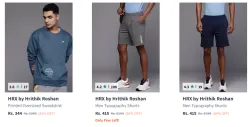 HRX by Hrithik Roshan Men Clothing Minimum 85% Discount
