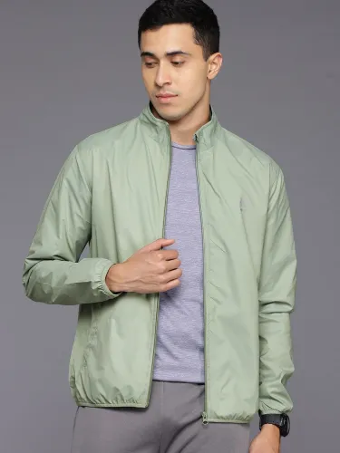 Image of HRX by Hrithik Roshan Men Solid Sports Jacket