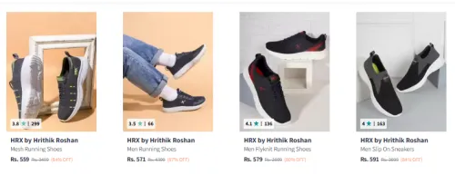 Image of HRX by Hrithik Roshan Men’s Running Shoes Starting @ ₹559