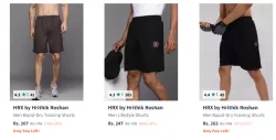 HRX by Hrithik Roshan Men Shorts Starting @ ₹207