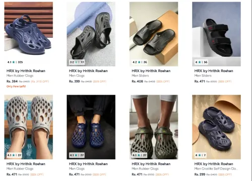 Image of HRX by Hrithik Roshan Men's Footwears up to 89% Discount