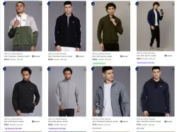 HRX by Hrithik Roshan Mens Jackets at minimum 72% Discount