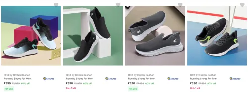 Image of Hrx By Hrithik Roshan Men’s Sports Shoes Upto 80% Discount