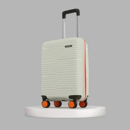 Image of HRX by Hrithik Roshan  Small Cabin Suitcase (56 cm) 8 Wheels - Zanzibar - Silver