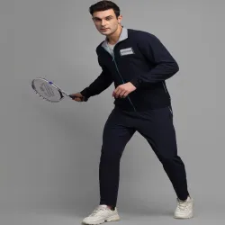  HRX by Hrithik Roshan Mock Collar Mid-Rise Tracksuits