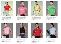 HRX by Hrithik Roshan T-shirt Starting at ₹118