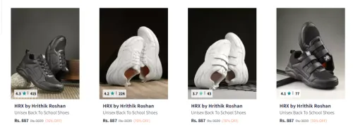 Image of HRX by Hrithik Roshan Unisex School Shoes Starting at ₹887 @ #Myntra