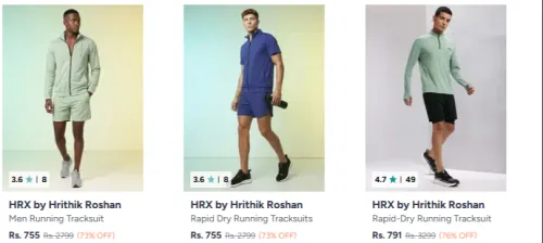 Image of HRX by Hrithik Roshan Upto 73%