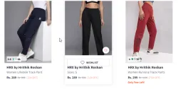 HRX by Hrithik Roshan Womens Track Pants at Starting @ ₹289