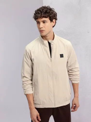 Image of HRX by Hrithik Roshan  Men Solid Bomber Jacket