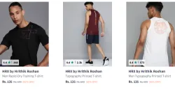 HRX by Hrithik Roshan Men T-shirt Starting @ ₹135