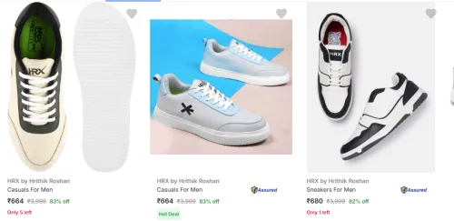 Image of HRX by Hrithik Roshan Men Sneakers Starting at ₹664 
