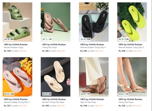 Image of HRX By Hrithik Roshan Women's Clogs up to 89% discount