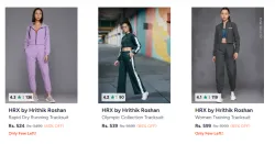 Hrx By Hrithik Roshan Womens Tracksuits Upto 85% Discount