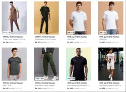 HRX by Hrithik Roshan Mens Clothings at minimum 85% Discount