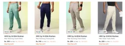 HRX By Hrithik Roshan Men's Trackpants Starting @₹299