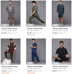 Hrx By Hrithik Roshan Tracksuits @ Minimum 80% Discount