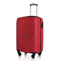 HRX Icon Cabin Size Red Polypropylene Hard Shell Suitcase
