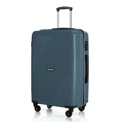 HRX Icon Medium Blue Hard Shell Trolley Suitcase