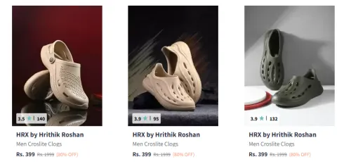Image of Hrx Men's Clogs Starting At ₹399
