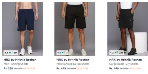 Image of HRX Men's From 82% Discount