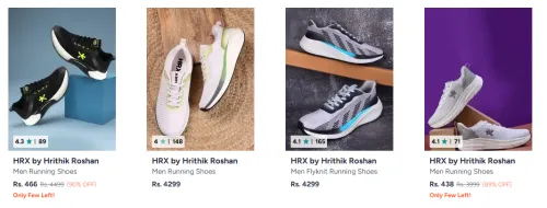 Image of HRX Men's Shoes up to 90% Discount