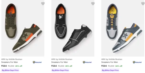 Image of Hrx Men Shoes Starting @ ₹584